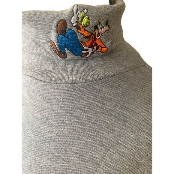 The Disney Store Gray Turtleneck with Goofy on Neck Size Small-EUC - Picture 4 of 10